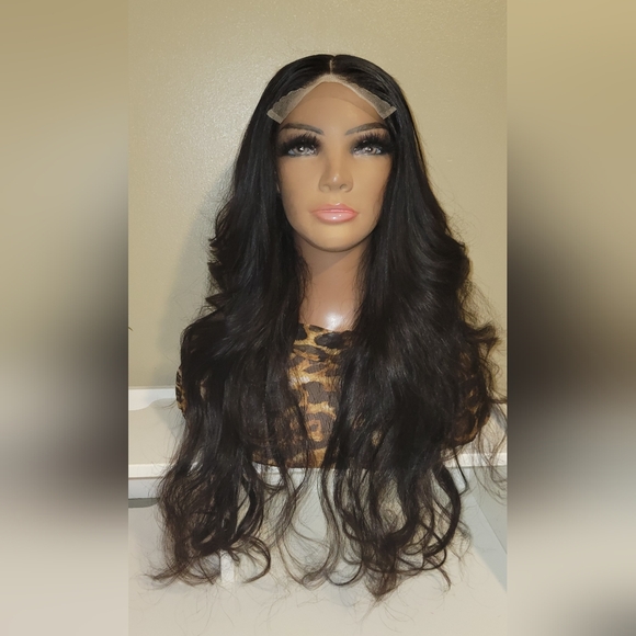 Glueless Body Wave 5x5 Closure 100% Human Hair Unit 26" - Picture 1 of 8
